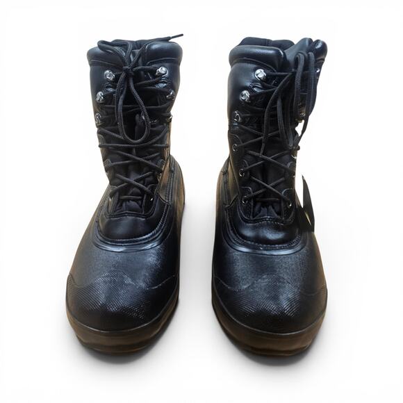 SNOW GEAR NWT Ice Cleat Boots Men\'s 11 Black Winter Boots 1000 Gram Thinsulate main image 6